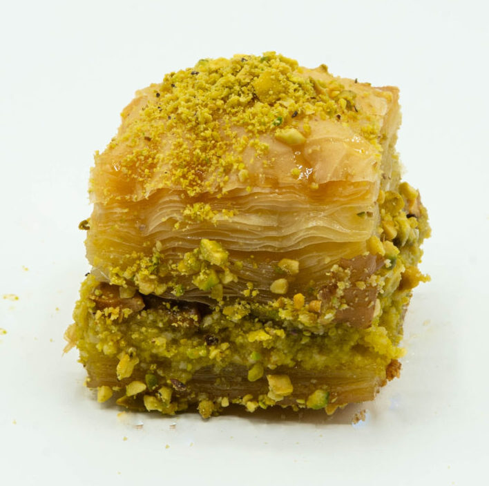 Baklawa de pistacho y almendras
