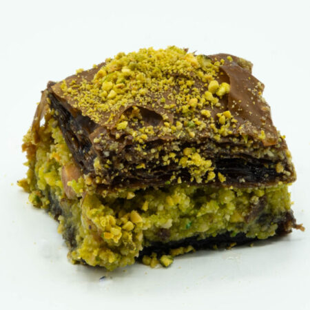 Baklawa de pistacho,almendras y cacao